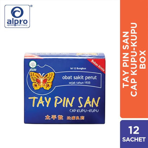 Tay Pin San Cap Kupu Kupu 12Sachet